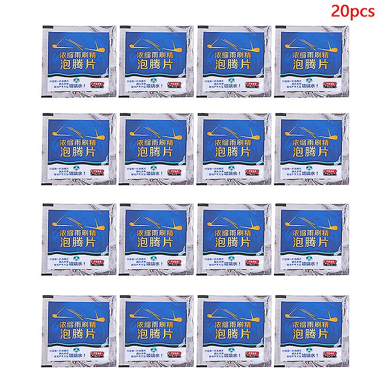 20pcs/set Car Vehicles Windshield Solid Soap Piece Window Glass Washing Tablet