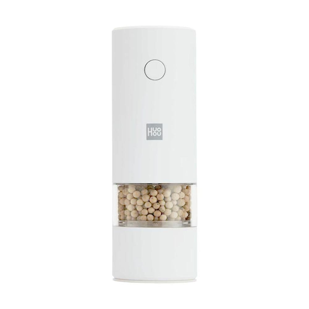 HUOHOU Electric Salt and Pepper Grinder Battery Operated Automatic Pepper Mill Spice Mills with LED