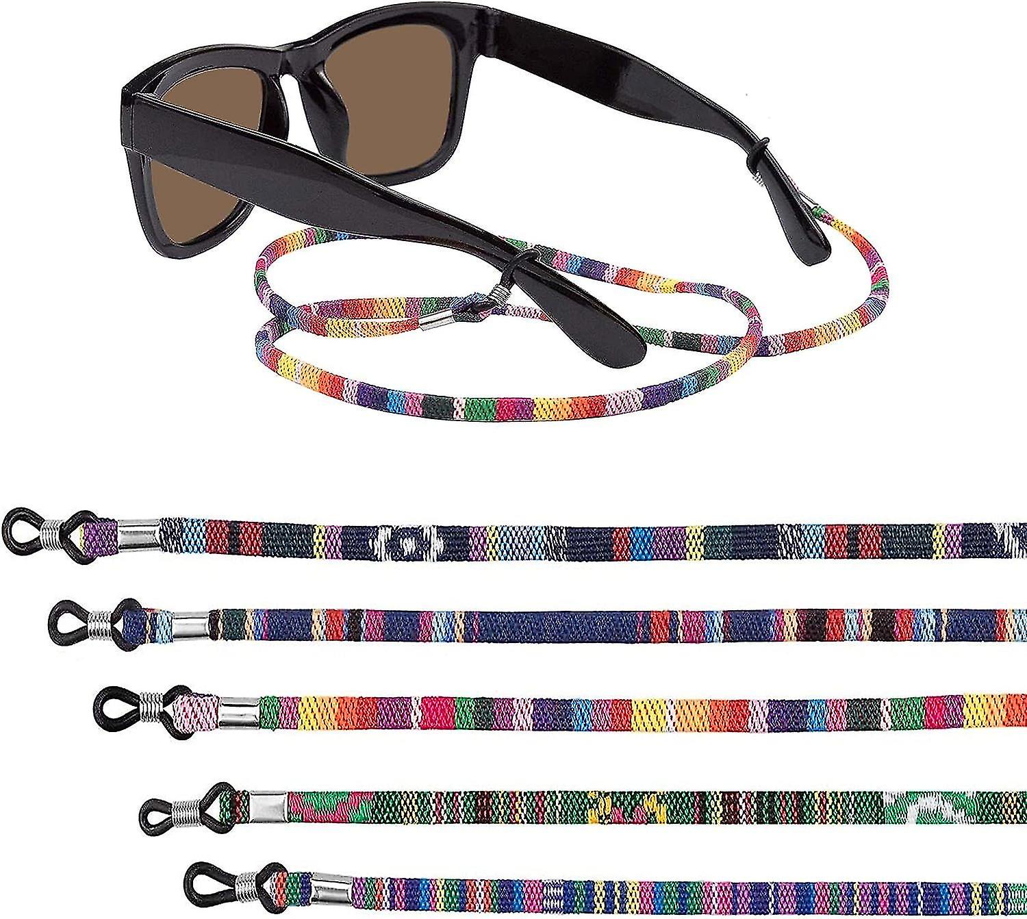brilhouder riem, 5 stuks bril string bril koord zonnebril riem ketting bril