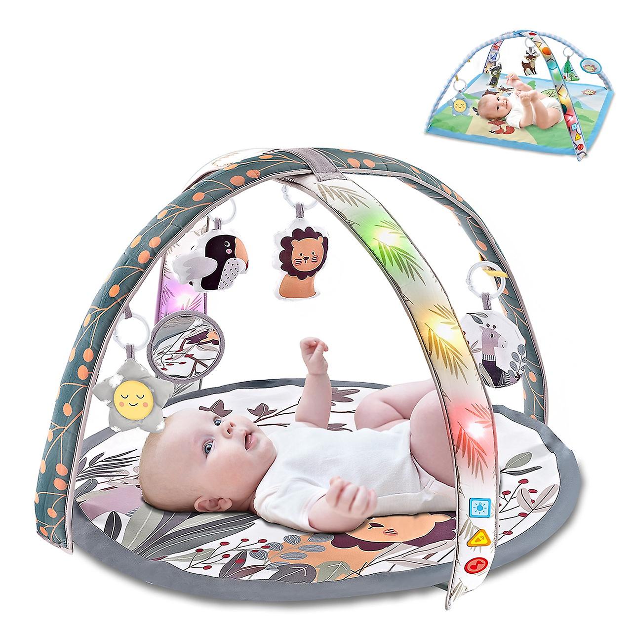 Chipolino Play Arch, Playmat, Φώτα, Κρεμαστά βελούδινα παιχνίδια, Μελωδίες, Καθρέφτες