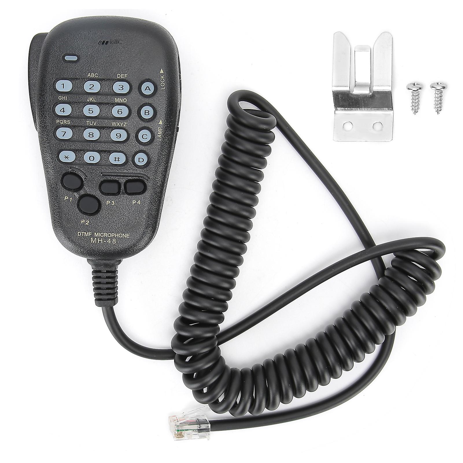 Microphone portable DTMF MH-48A6J à 6 broches avec bouton pour FT-1500 FT-1802