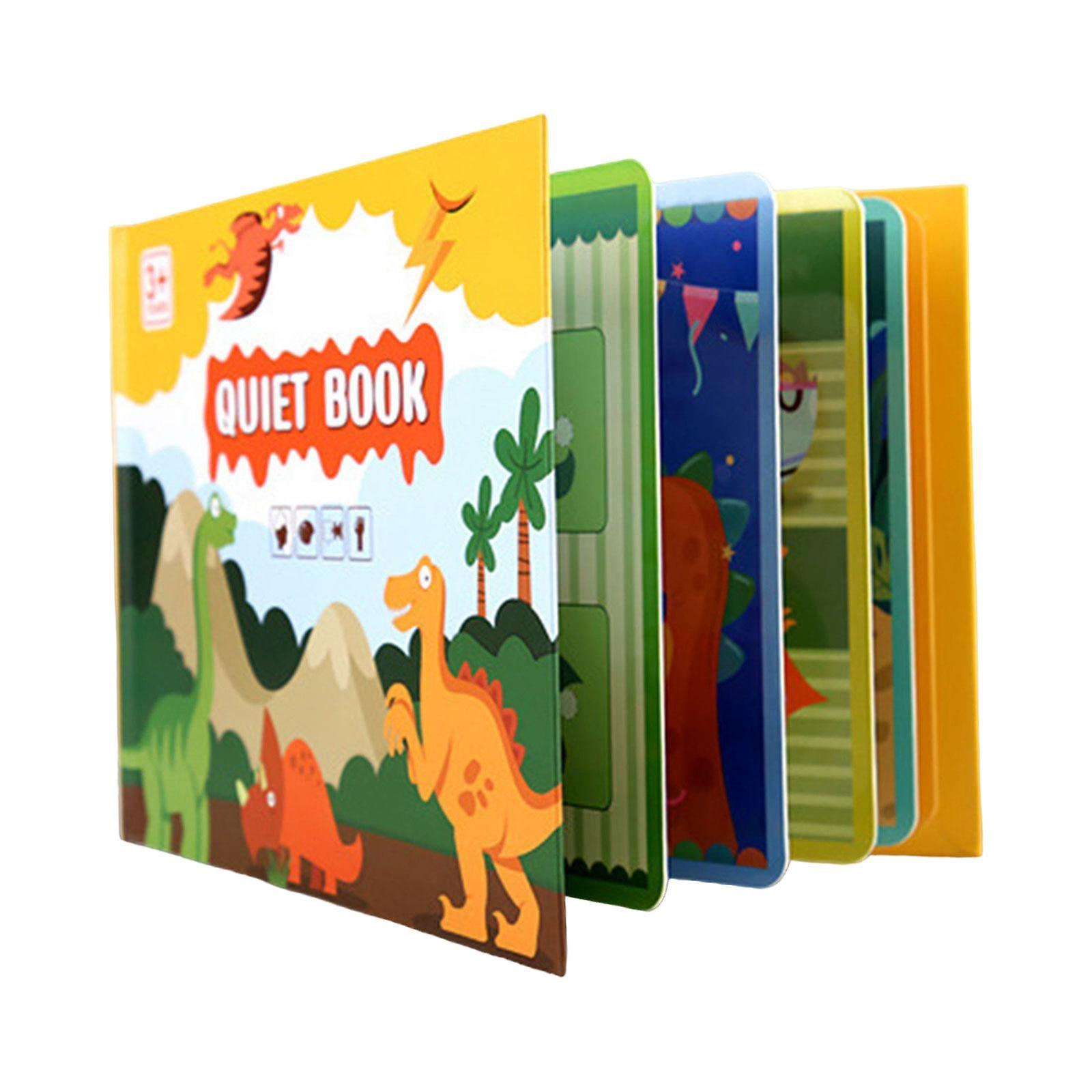 Paste Book Matching Game Learning Activities for Kindergarten Kids Dinosaur