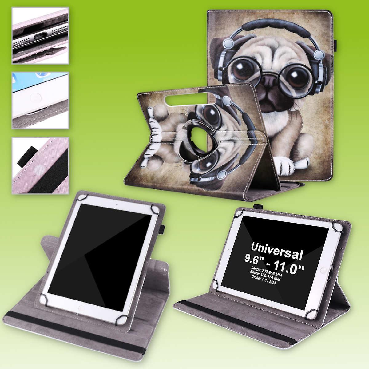 For Apple iPad Air 2022/2020 4/5Gen 360 Degree Rotation Universal Motif 5 Tablet Case Art Leather Case Cases