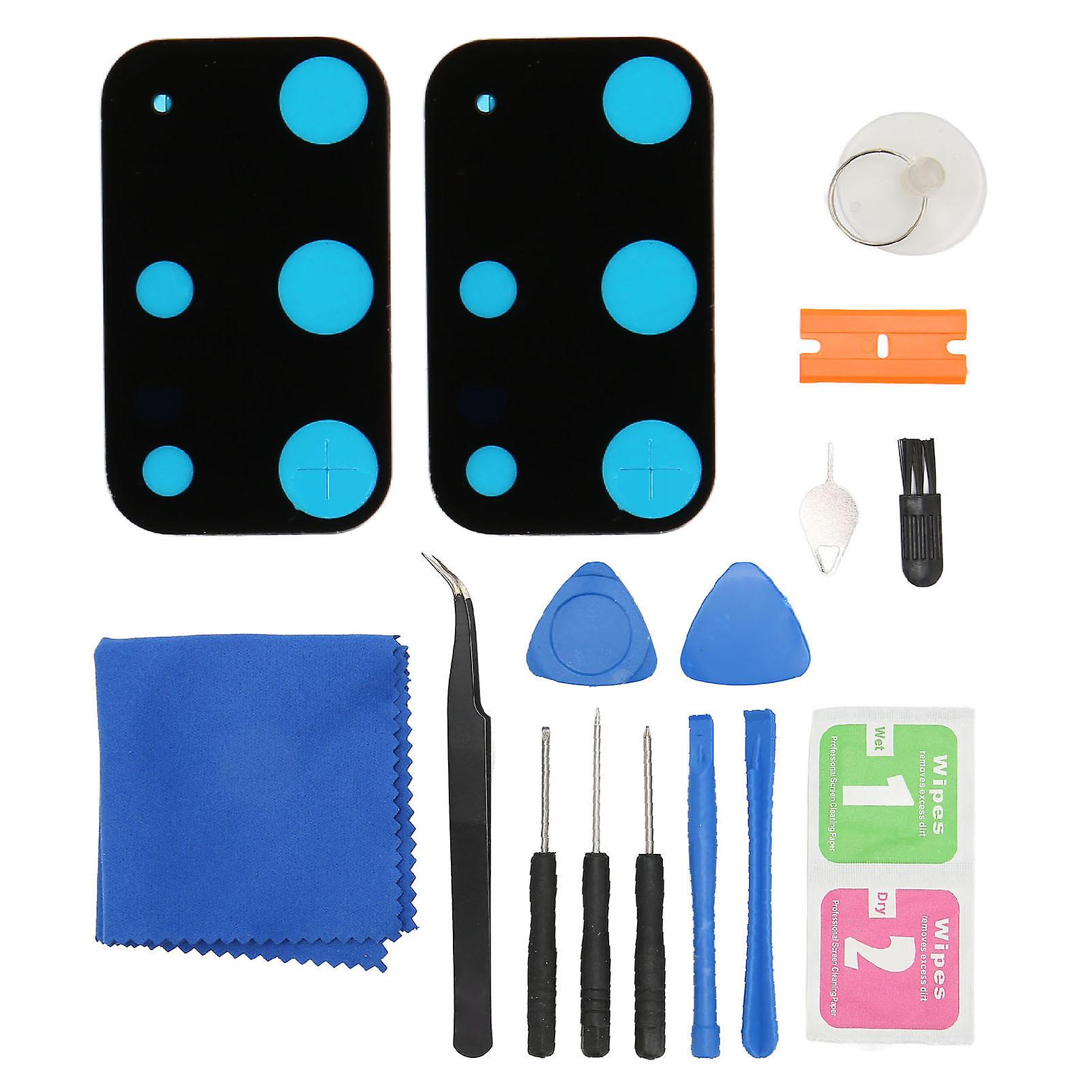 Samsung Galaxy S20 Plus Rear Camera Glass Replacement Kit with Tools and Standard Size