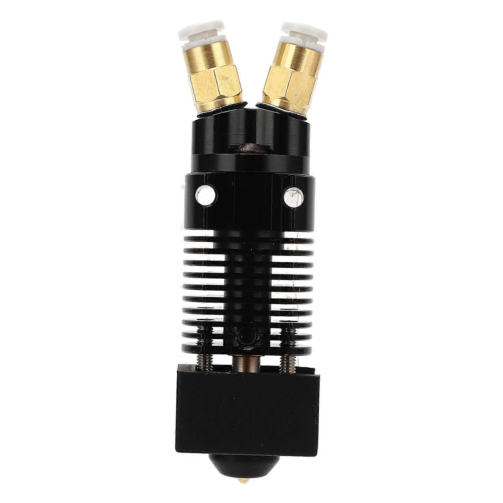 Extrusion Head, Assembled Extruder Head, 2 in 1 Out Double Gear Aluminum Alloy 3D Printer Extrusion Head for Replacement