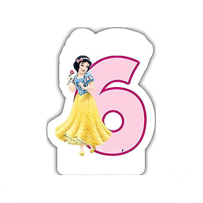 Disney Princess Snow White 6th Birthday Candle