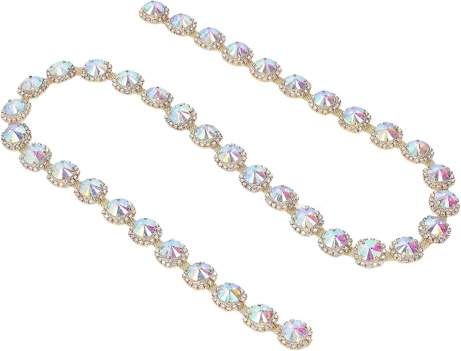 Sparkling Sunflower Rhinestone Chain, Versatile Usage, DIY Modification Decorative Rhinestone Chain 