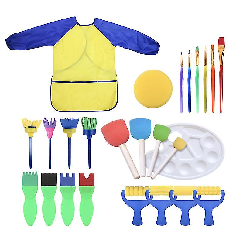 25pcs Art Painting Sponge Brush Set