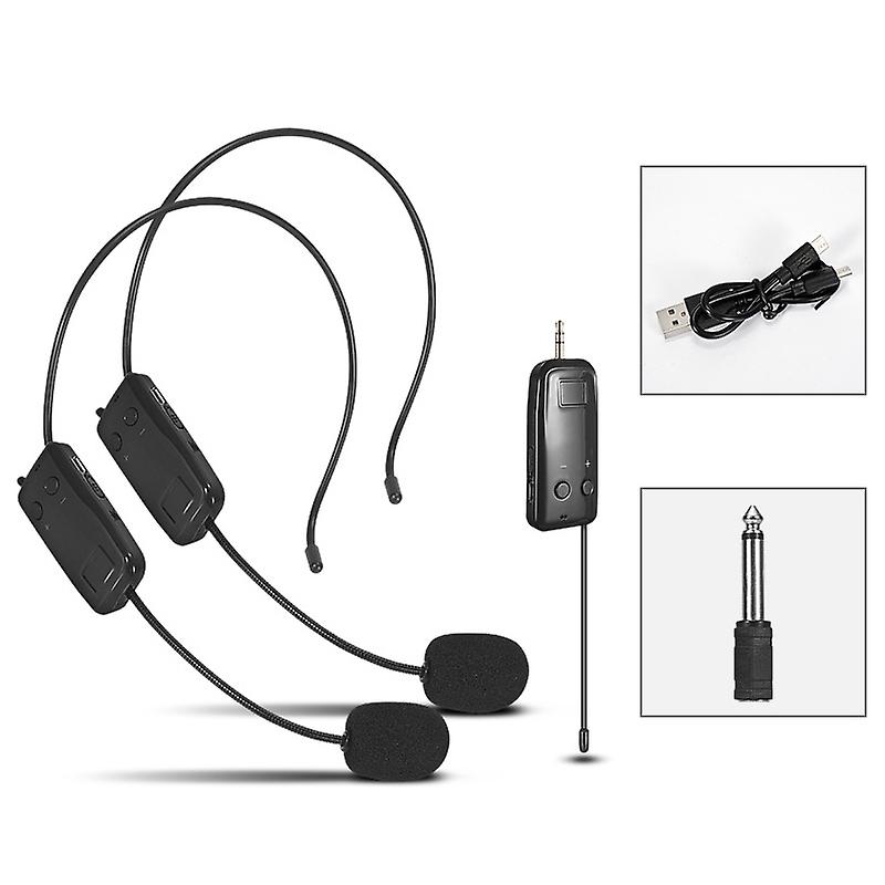 One For Two Wireless Headset Microphone Headset Amplifier One For Two