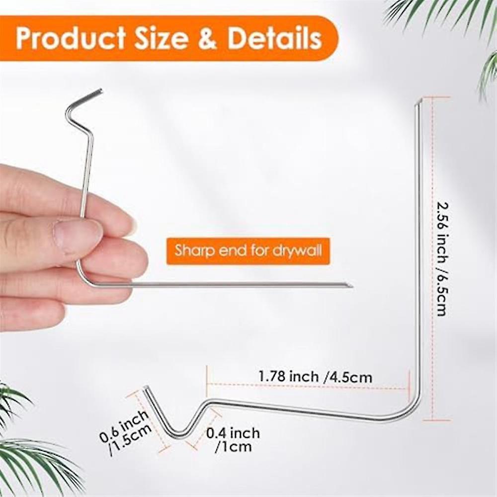 For Hanging 40Pcs Drywall Picture Hanger Claw: Holds Up To 40Lbs