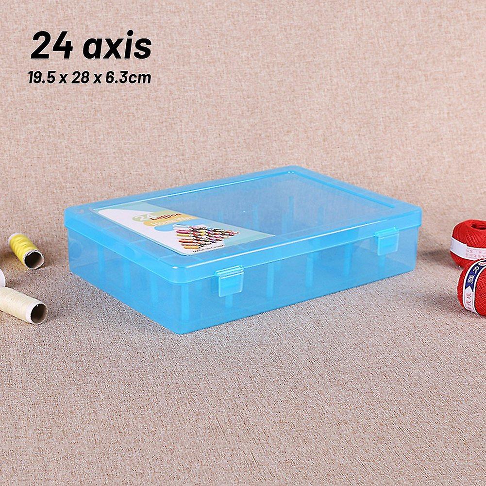 Plastic Bobbin Box Sewing Bobbins Storage Sorting Case Organizer Storage Box