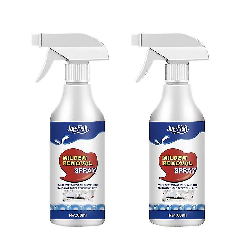 2x Mould Remover Effective Mould Spray, Fast & Mildew Cleaner