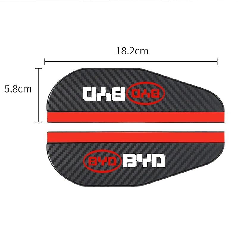 2pcs Car Rearview Mirror Rain Fender Protector Rainproof Waterproo for BYD Han Tang Ev Dm D1 Song MAX~32312