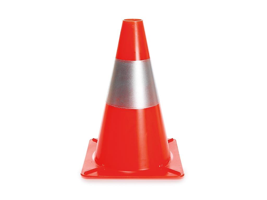 Red/Silver Reflective Cone - 30 Cm