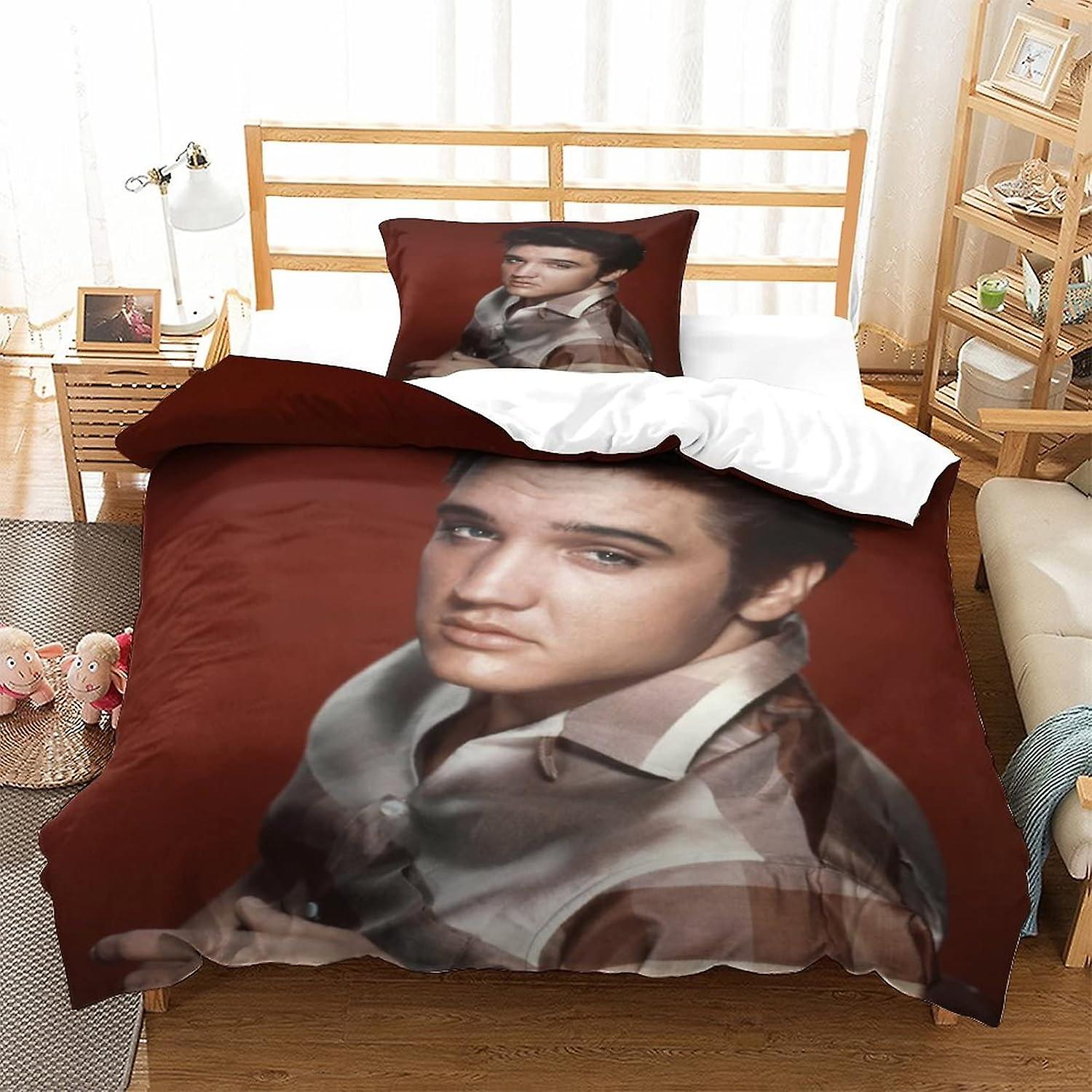 KNITII Elvis Presley 3D Print Duvet Cover Set Single Print Duvet