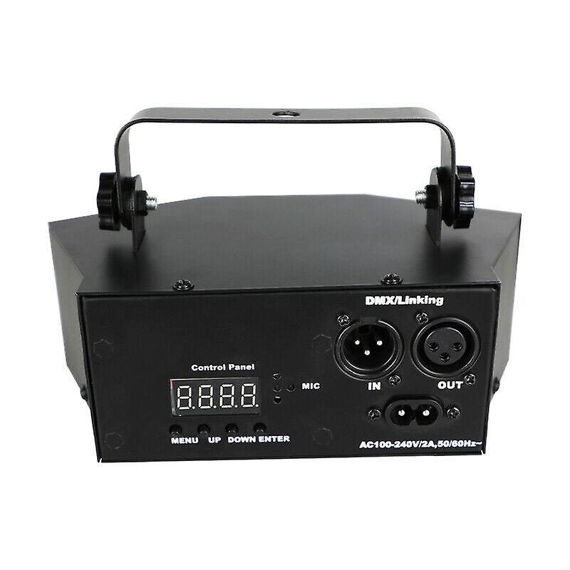 Remote 9-Eye RGB Scan Projector LED Strobe Party Stage Lighting Lamp Portable New