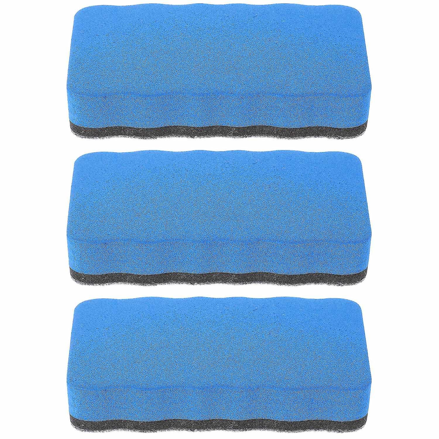 3pcs Dry Eraser Board Whiteboard Eraser Office Whiteboard Eraser Reusable Whiteboard Wipe-xdd