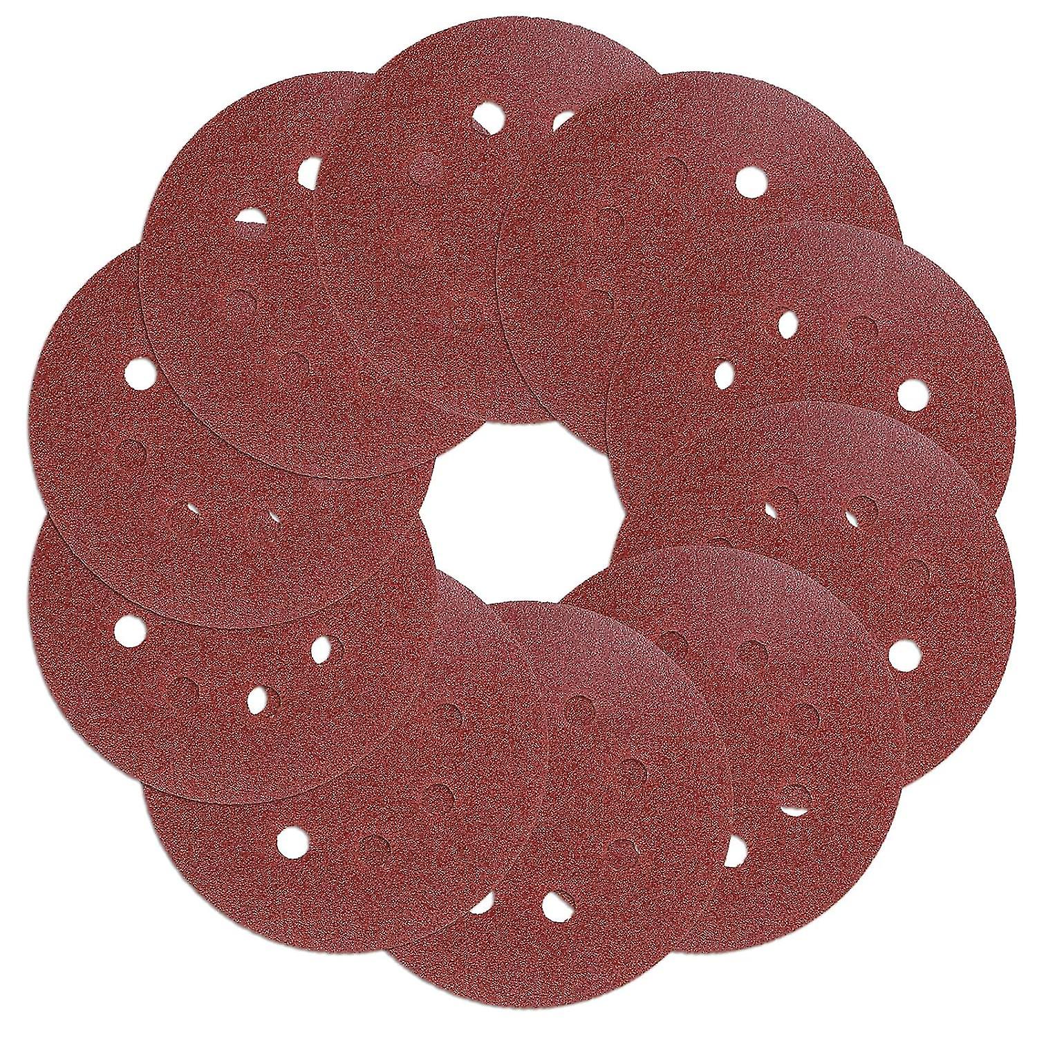 120 Grit 5 Inch 8 Holes Sanding Discs, 5 Inch Hook and Loop Sanding Discs, Sandpaper Sand Paper Asso