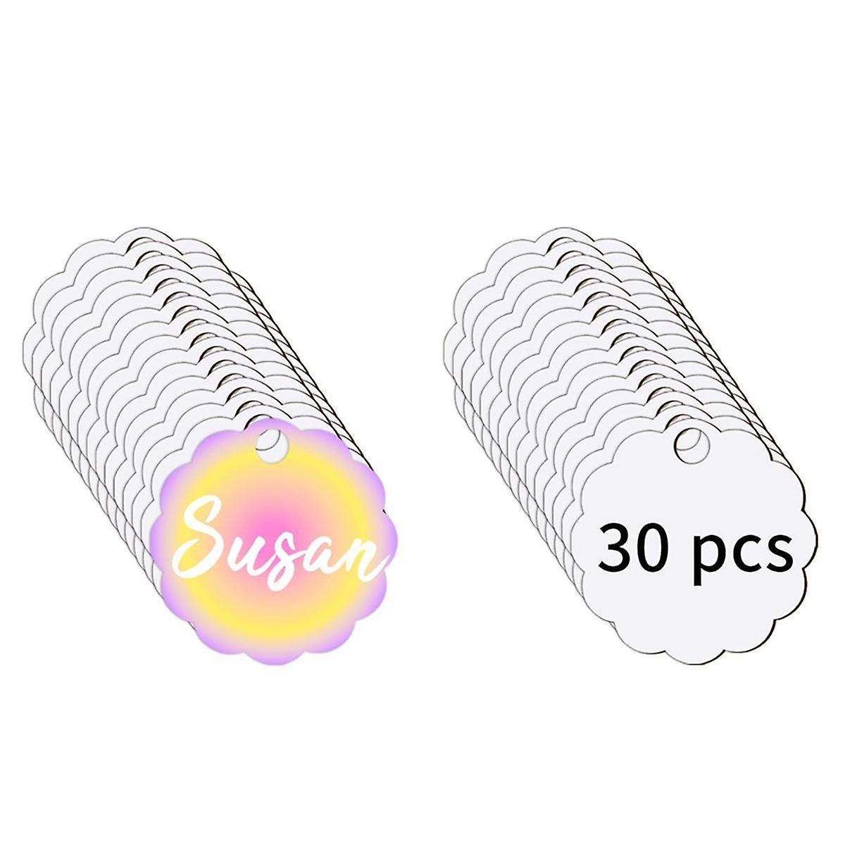 30 PCS Sublimation Hardboard Name Plates Blanks for Cup, Sublimation 40 OZ Tumbler Name Plate