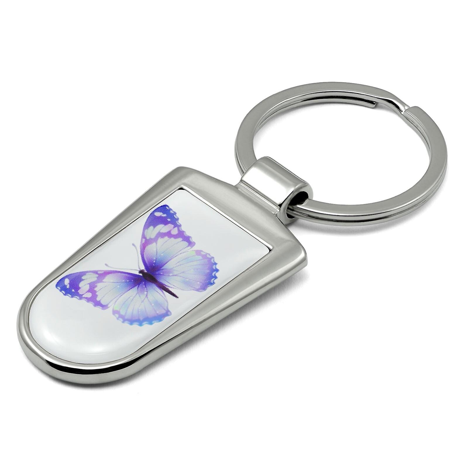 Butterfly Print Key Ring - Violet KRG-50.27