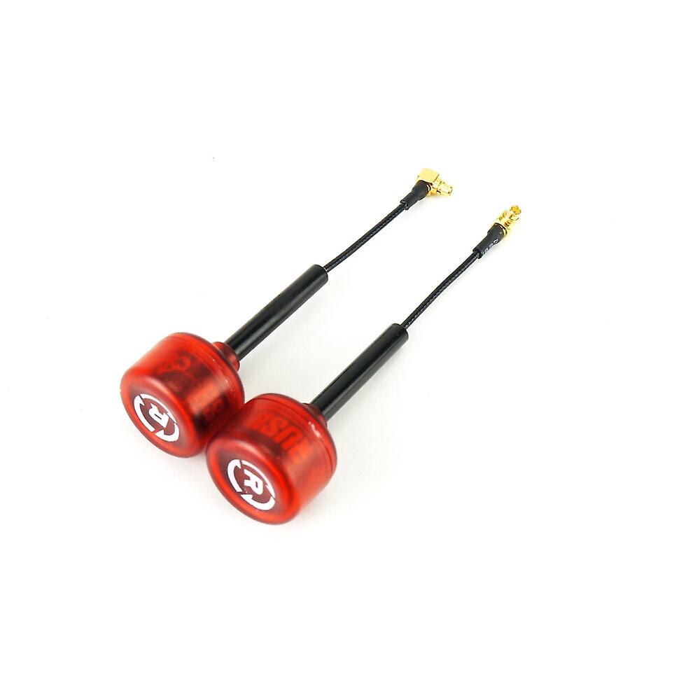 4 Pairs Rush Cherry RHCP MMCX Right Angle 1.2dBi 5.8Ghz FPV Racing Antenna for RC Drone