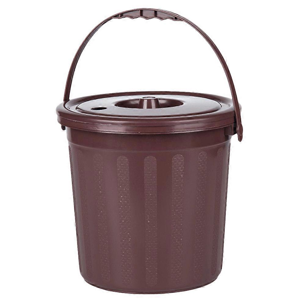 1pc Practical Tea Dross Bucket Tea Leaf Bin Home Tea Dross Bucket with Handle