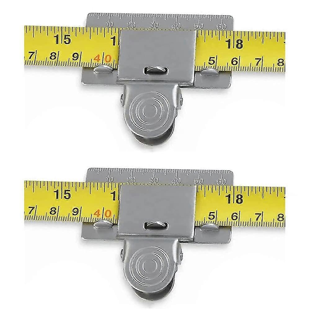 2 PCS Measuring Tape Clip,Precision Measure Fixing Measurement Tape Clip,Precision Tape Measuring Tool Fit