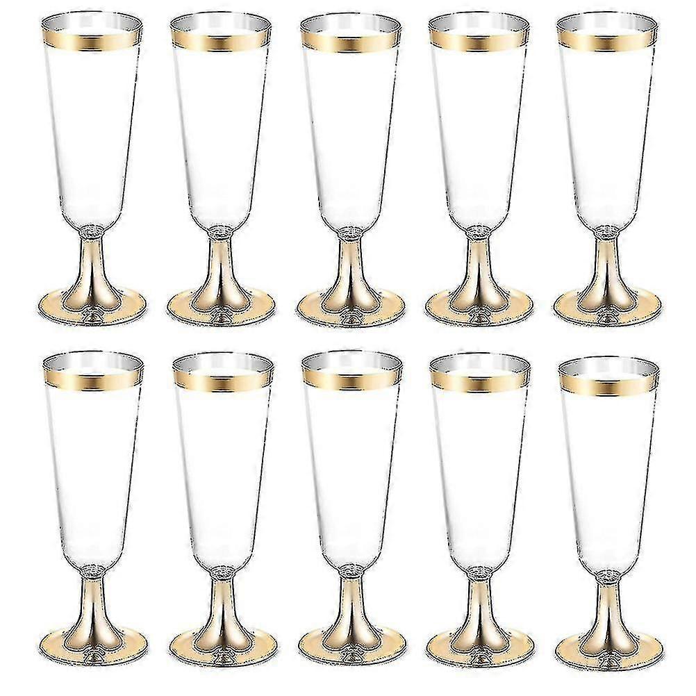 1 Set Goblets Delicate Practical Plastic Disposable Durable Drink Cups Goblets Cocktail Holder