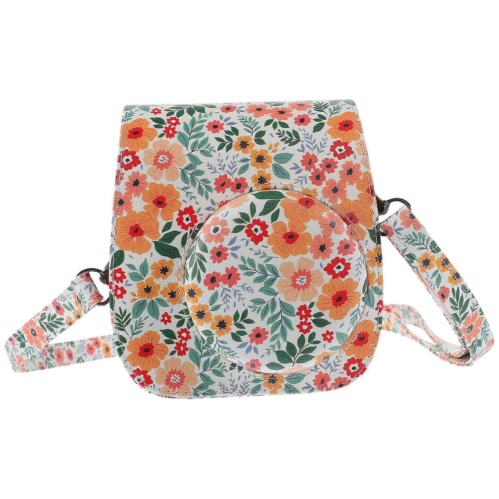 Instant Camera Pouch Camera Carrying Case Crossbody Pouch Compatible With Mini 12