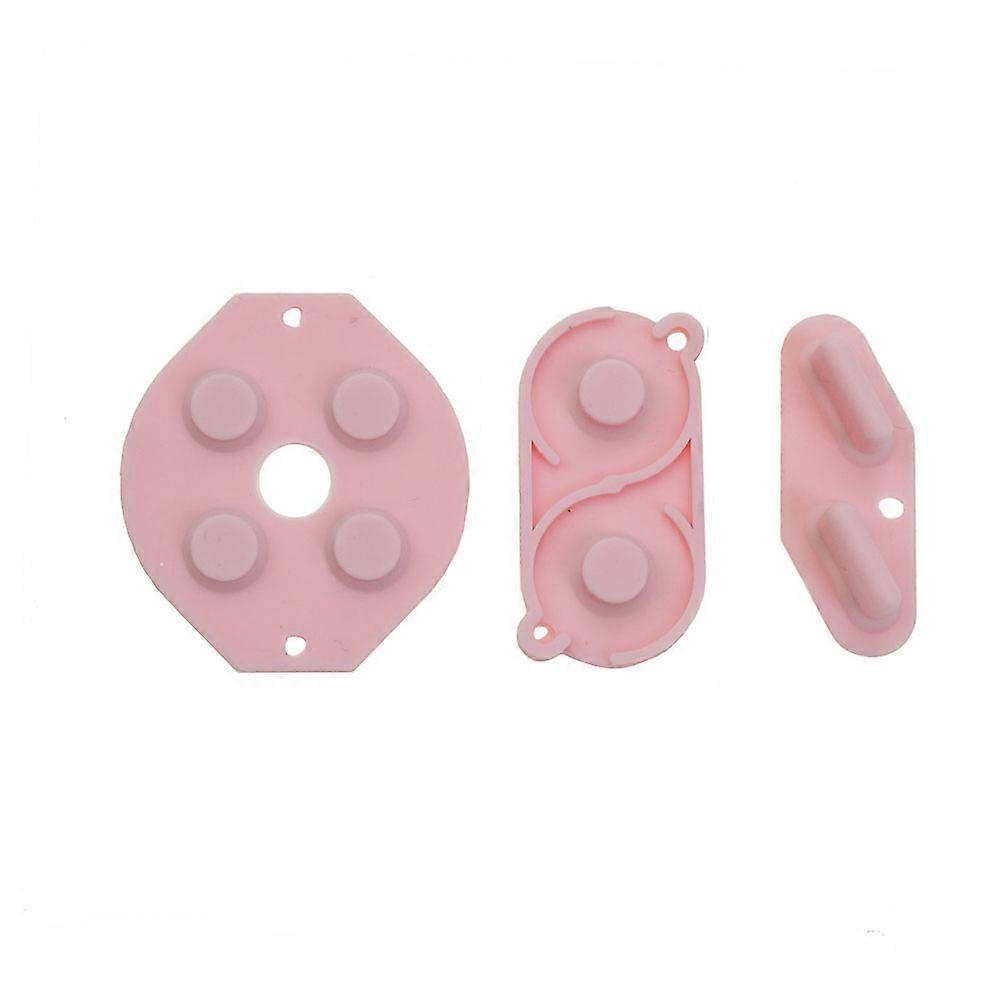 Jcd 10 Colors 1 Set Rubber Conductive Buttons For Gameboy Classics Go Dmg Console Silicone D-pad A B Select Start Key Replacement - Accessories
