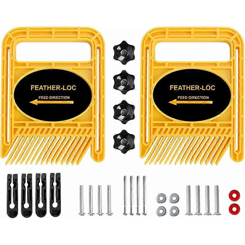 1pair Double Feather Board Feather Loc Board Adjustable Woodworking Safety Device Feather Board for Table Saw Band Saw Router Table Fence Miter Gauge 