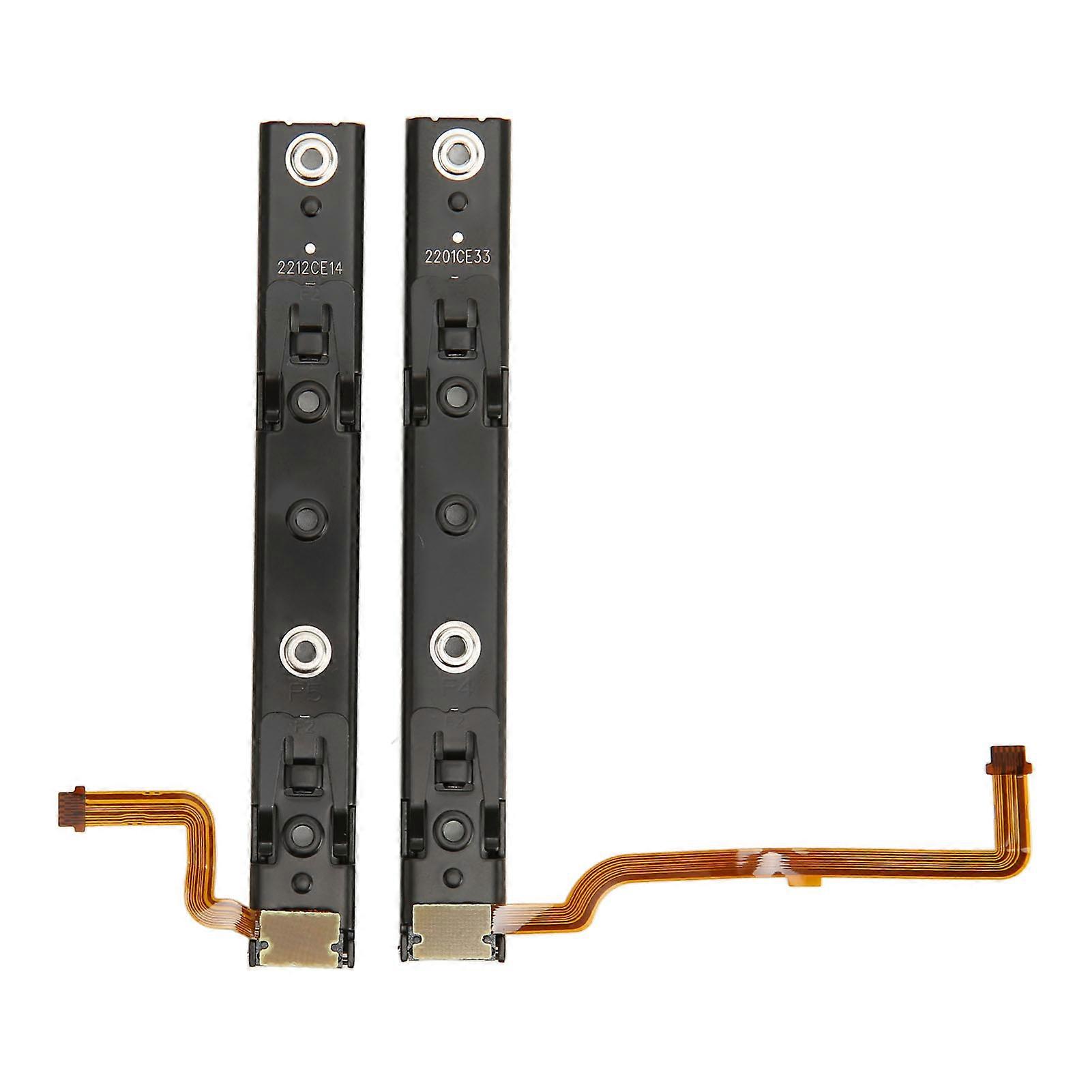 Left Right Sensor Slide Rail Easy Replaceable Iron Material Plug and Play Game Console Slides for N Switch