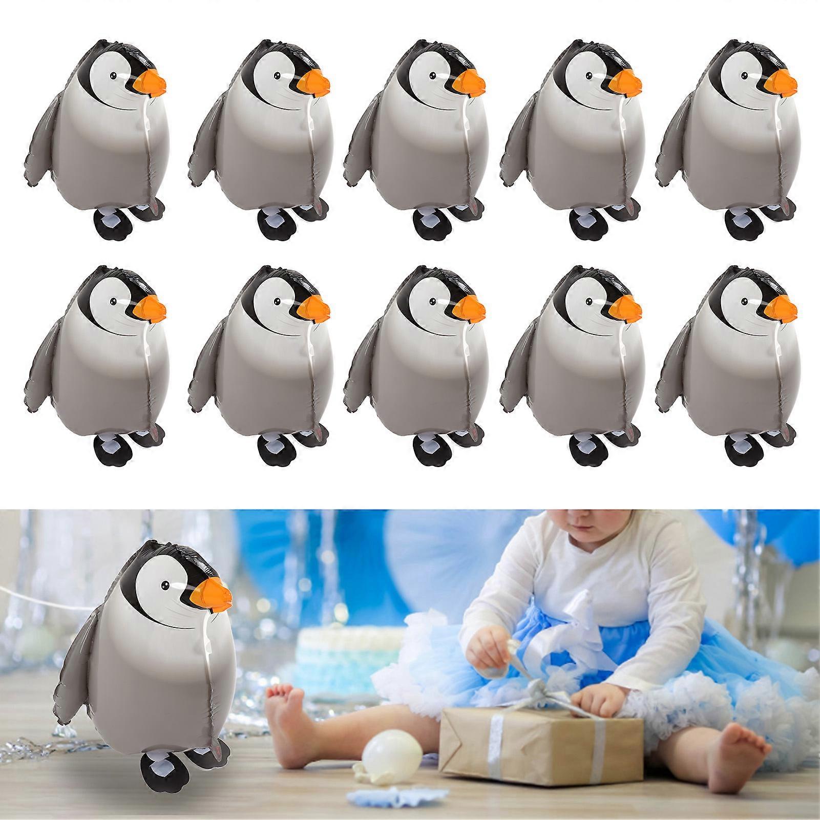 10-Pack Penguin Balloon Party Balloon Background Decorations