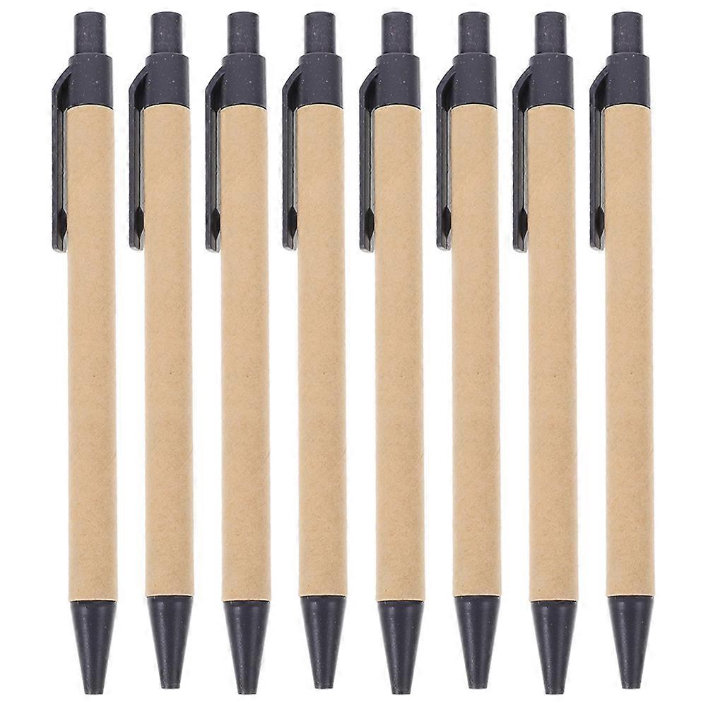 8pcs Portable Writing Pens Multi-function Student Pens Household School Pens Office Accessory