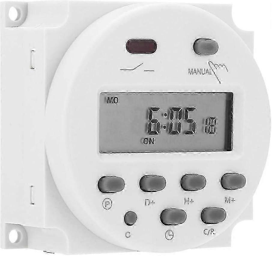 CN101A DC12V LCD Digital Time switch Microcomputer Control Power Timer Relay Switch 220v-240/50-60hz