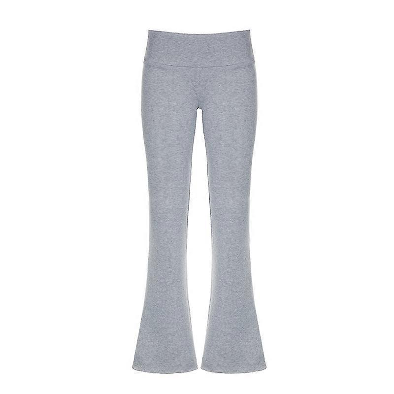 Casual Sexy Basic Solid Flared Y2K Slim Low Waist Bootcut Pants