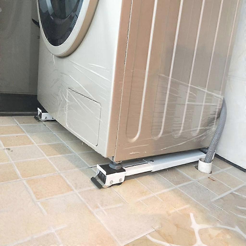 2 Pcs Universal Mobile Washing Machine Base Furniture Mobile Roller Durable