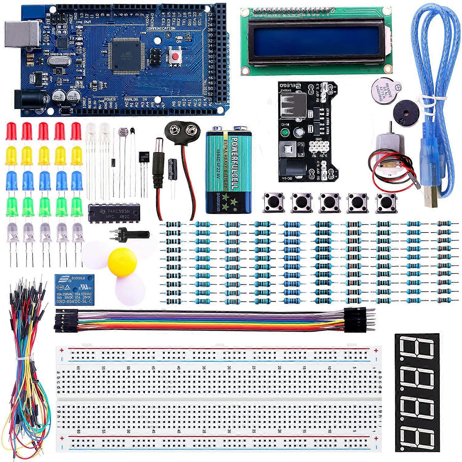 Mega R3 2560 Project Starter Kit Compatibel met Arduino IDE MEGA