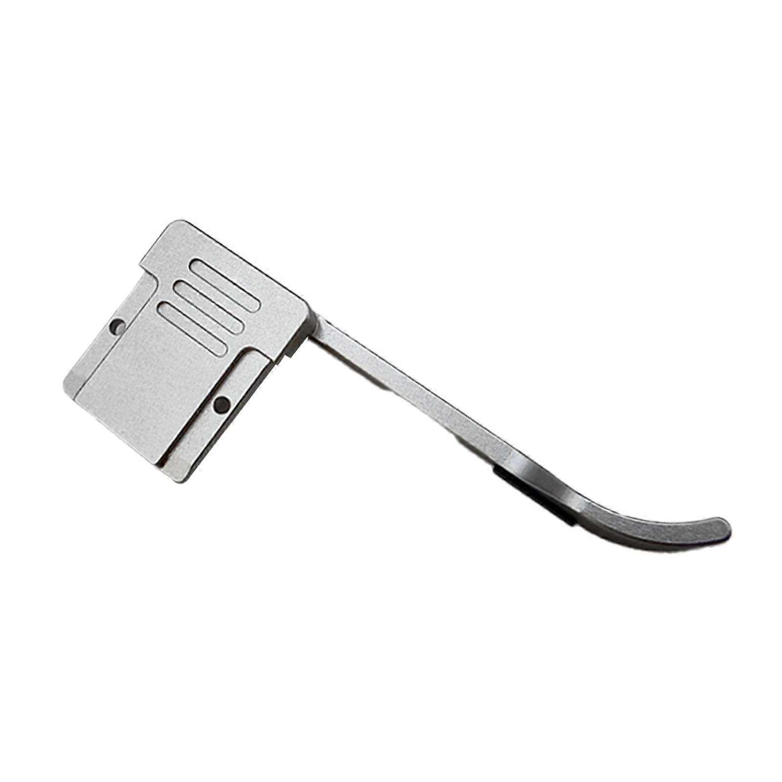 Fujifilm X100V/X100F/X-E3 Impugnatura con pollice in su in metallo - Sicura, comoda, argento