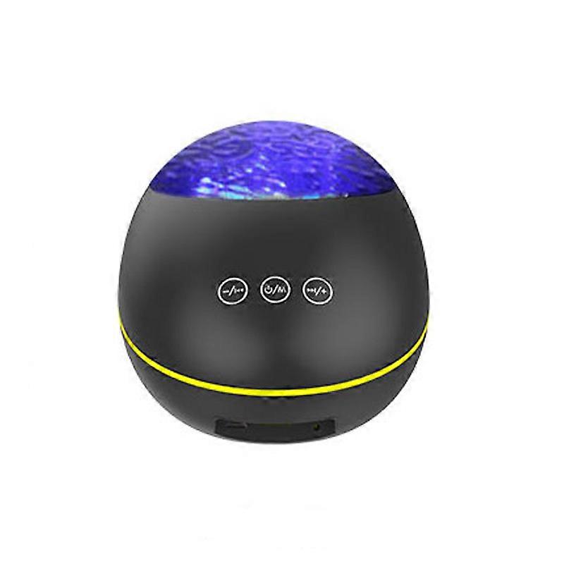 Star projection lamp atmosphere lamp bluetooth music USB starry flame water pattern led night light