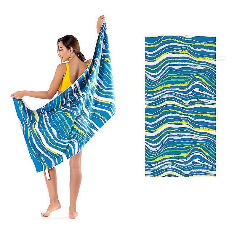 Microfiber Beach Towel Quick Drying Absorbent Lightweight Travel  Bath Towels