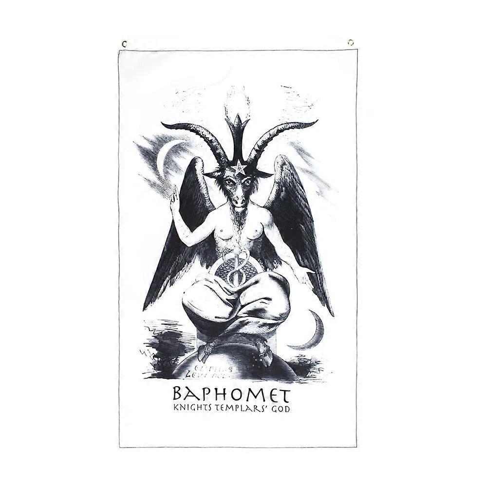 90X150cm BAPHOMET KNIGHTS TEMPLAR'S GOD Flag For Decoration