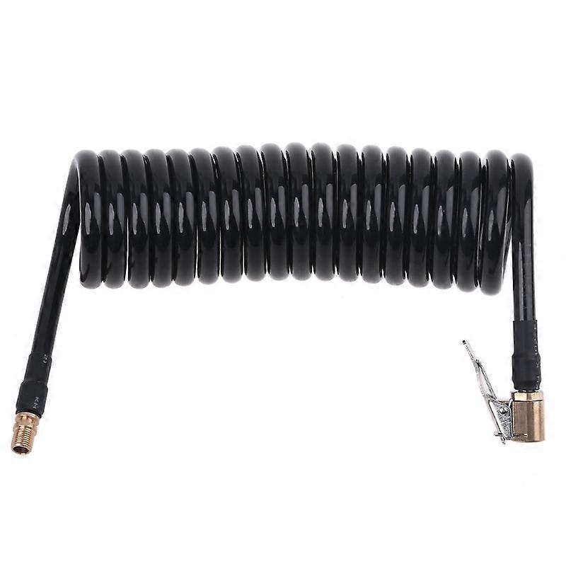 Polyurethane Recoil Air Hose with Metal Thread Industrial Quick Connection