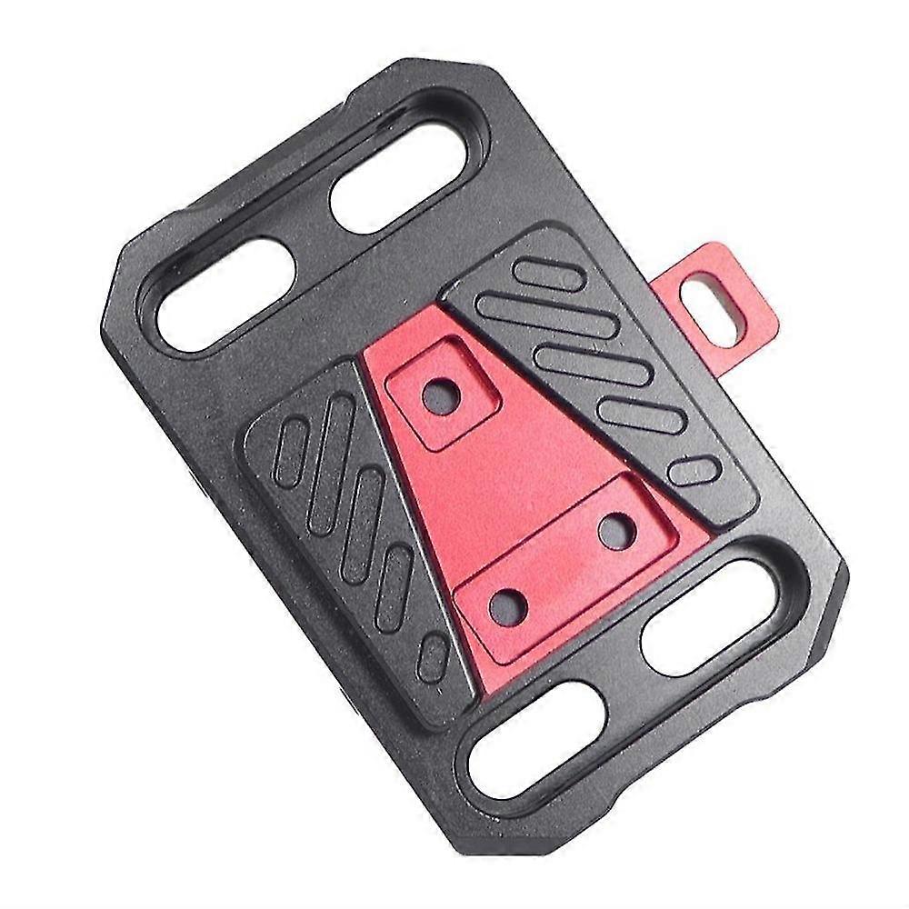 Aluminum Alloy Quick Release V-Lock Mounting Plate Compatible with 15Mm Rod Clamp for DSLR Camera Battery Fixed Base
