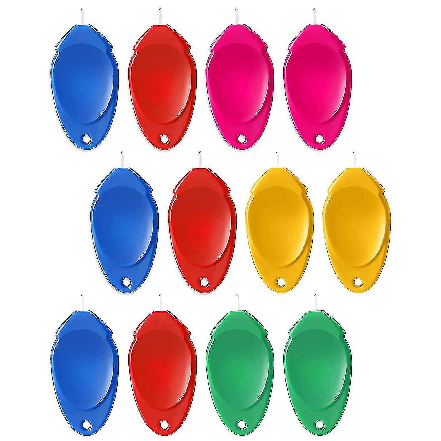 Needle Threader For Hand Sewing 12 Pcs, Plastic Wire Hook Simple Threader For Needles Small Eye Need