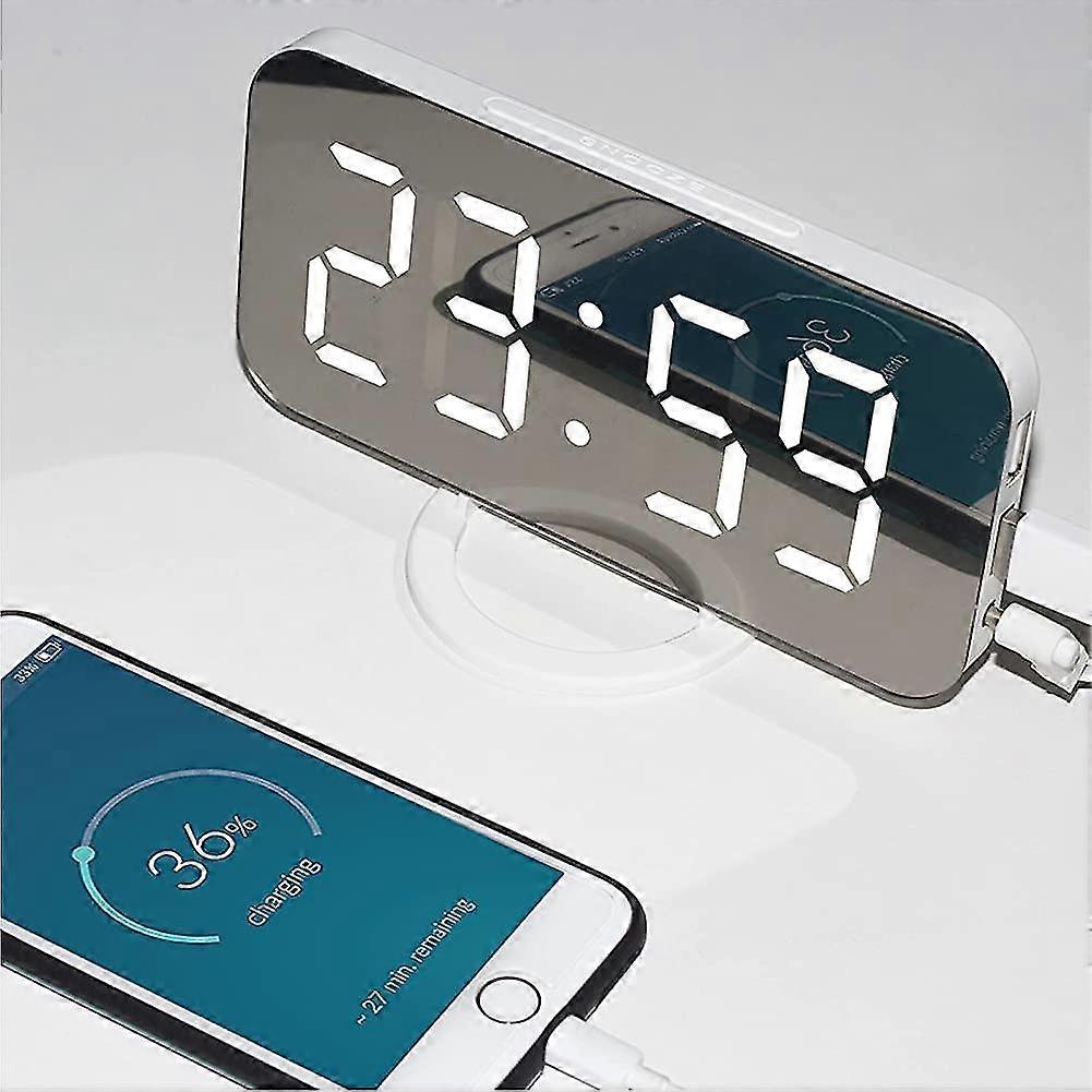Alarm Clock Digital With Large Led Display, Heilwiy Table Clock Digital Clock 6.7 Gift