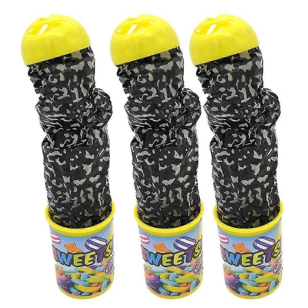 3 Pcs Sweet Candy Can Snake Trick Toy
