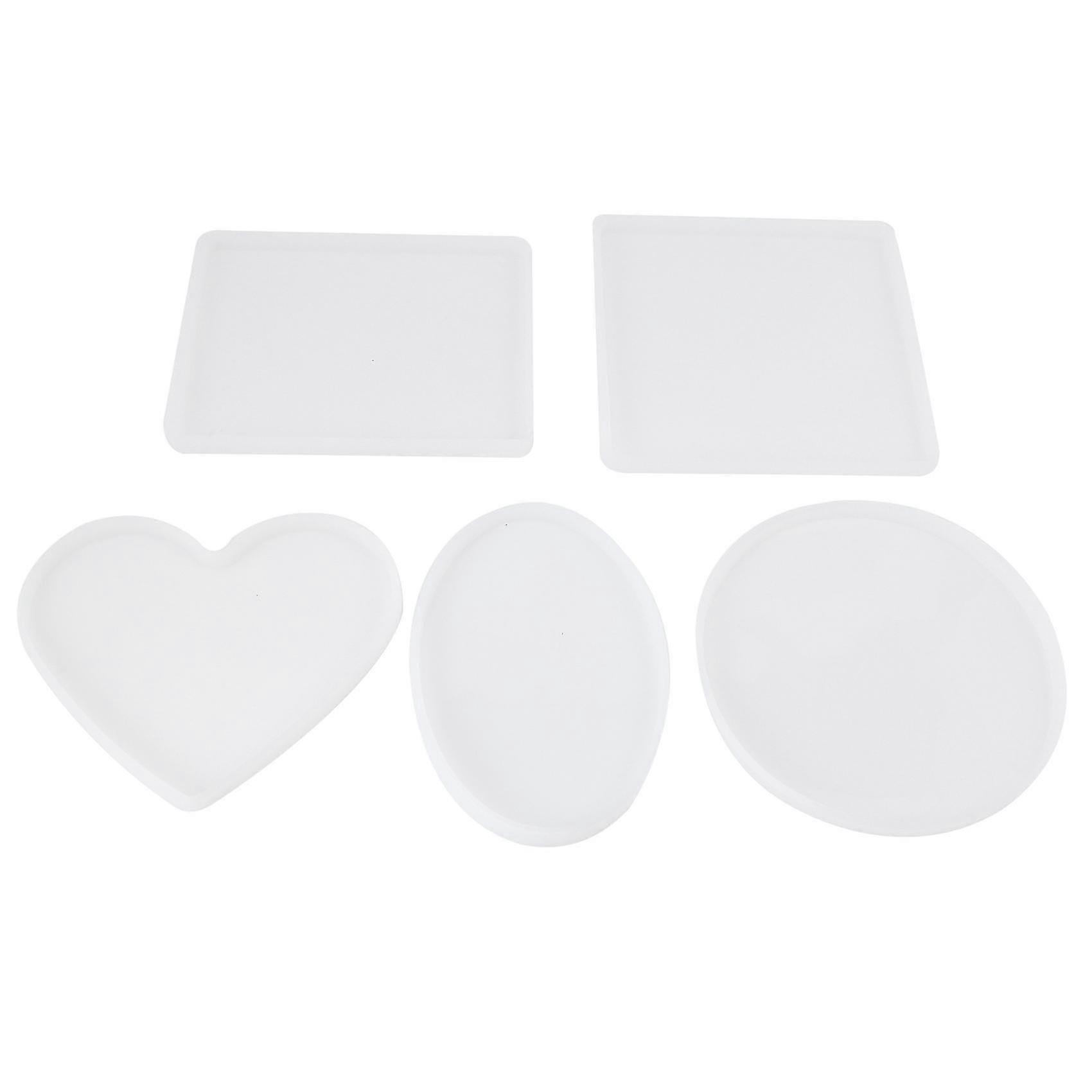 Silicone Molds Including Round, Square, Rectangle, Heart, Oval Shape