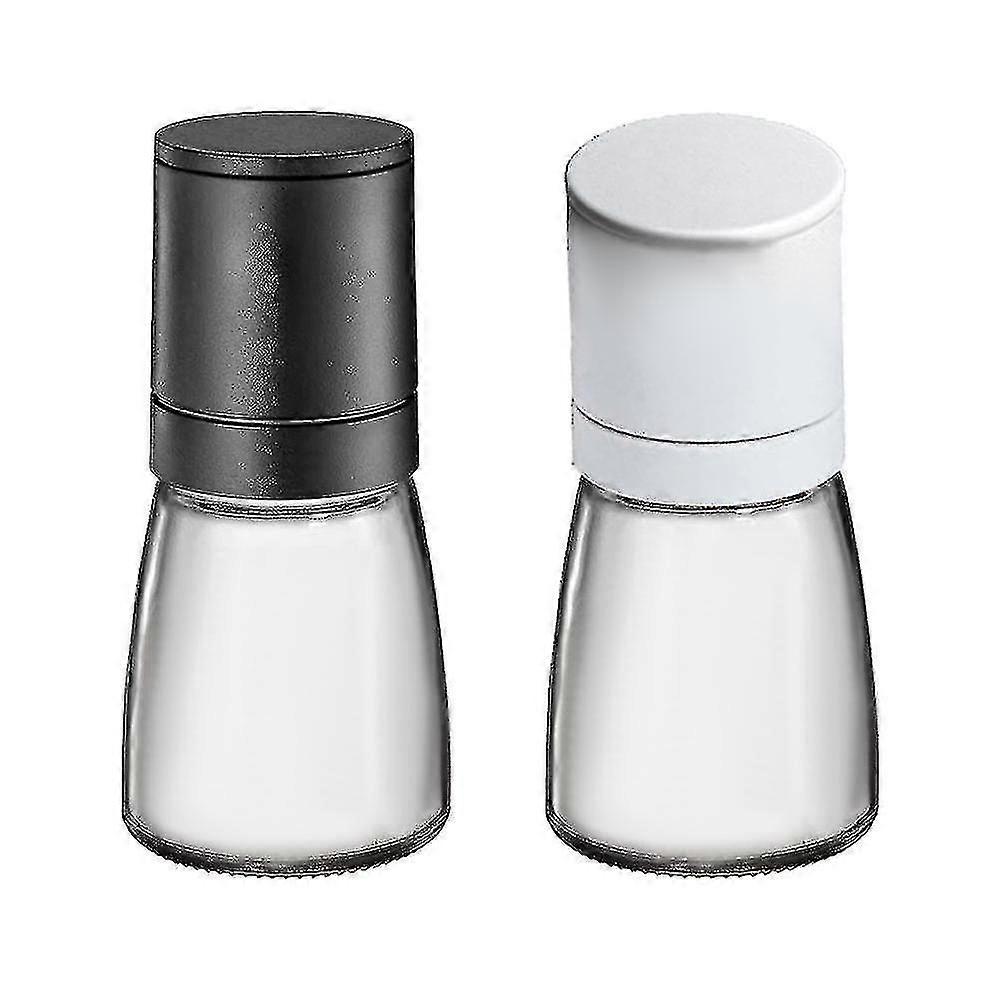 2pcs Pepper Mill Grinder Adjustable Coarseness By Black Pepper Grinder