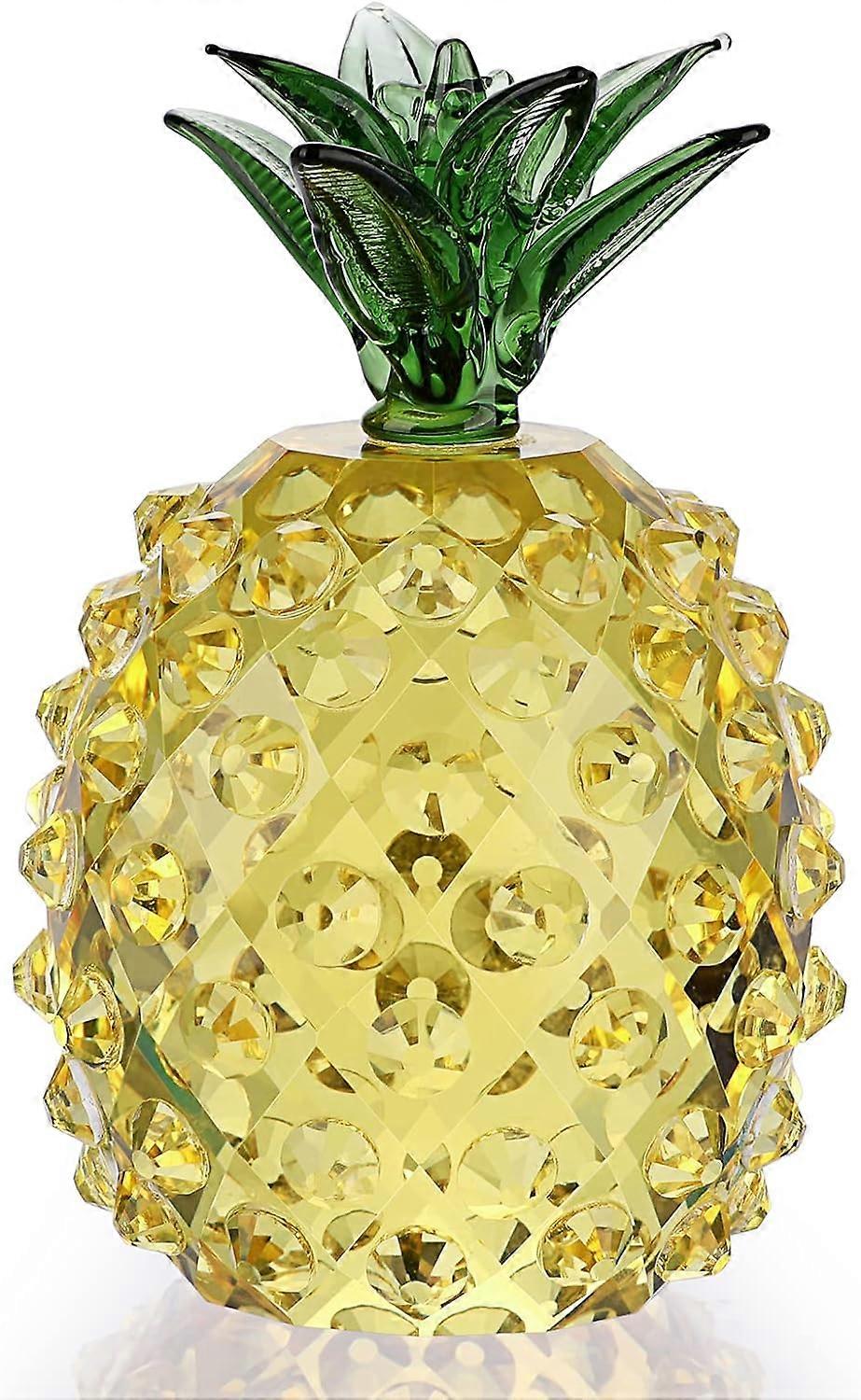 Crystal Pineapple Figurine Crystal Pineapple Ornament Decorative